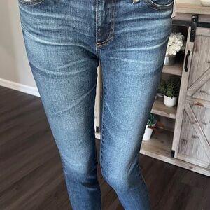 AG Adriano Goldschmied Blue Skinny Jeans